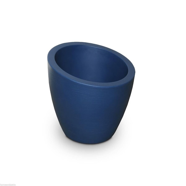 Lawnitator 20 in. Modesto Round Planter, Neptune Blue LA2621779 - main